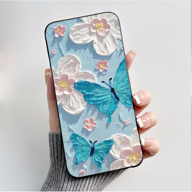 Printed Phone Case For Nokia 105 2G 2023/106 2G 2023/Nokia 106 4G 2023/105 4G 2023 Soft Silicone Shell Cover Cute Flower Casing