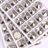 High Quality Rivoli 80+ Colors Rhinestones Crystal AB Sew-on Glass Gems Clothing Flatback Sewing Stones Women Bling Bling Shine