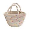 Natural Straw Tote Bag For Women Woven Shoulder Bag with Portable Handles Design