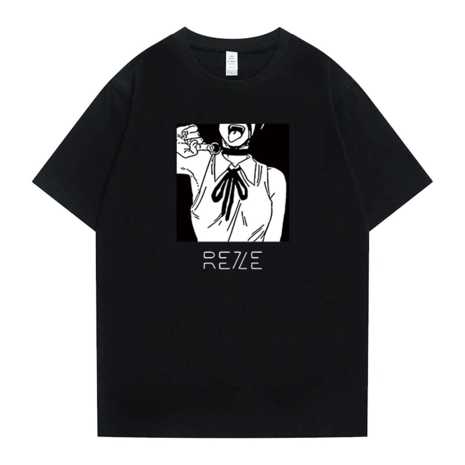 

Japanese Anime Vintage Graphic T Shirt Harajuku Y2k Tops Chainsaw Rise Printed T-shirt Tees Oversized Clothing S