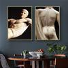 Renaissance Figure Black and White Sculpture Art Canvas Paintings Posters and Prints Wall Art Pictures Living Room Home Decor