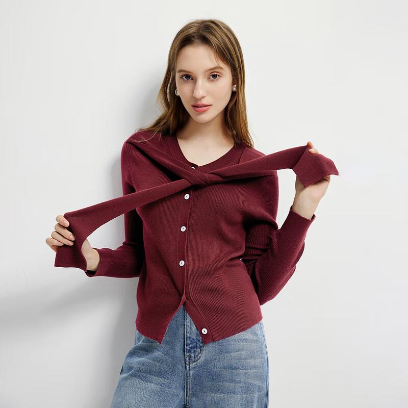 Women's V-Neck Knit Cardigan