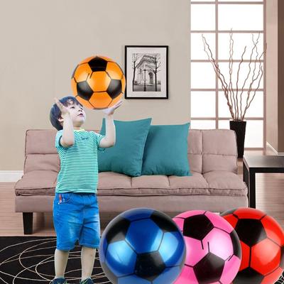 22cm PVC Fußball Elastische Bälle Zufällige Farbe Aufblasbarer Fußball Outdoor Spiele