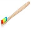 Color Head Bamboo Toothbrush Environment Wood Rainbow Bamboo Toothbrush Mouth Care Soft Bristle