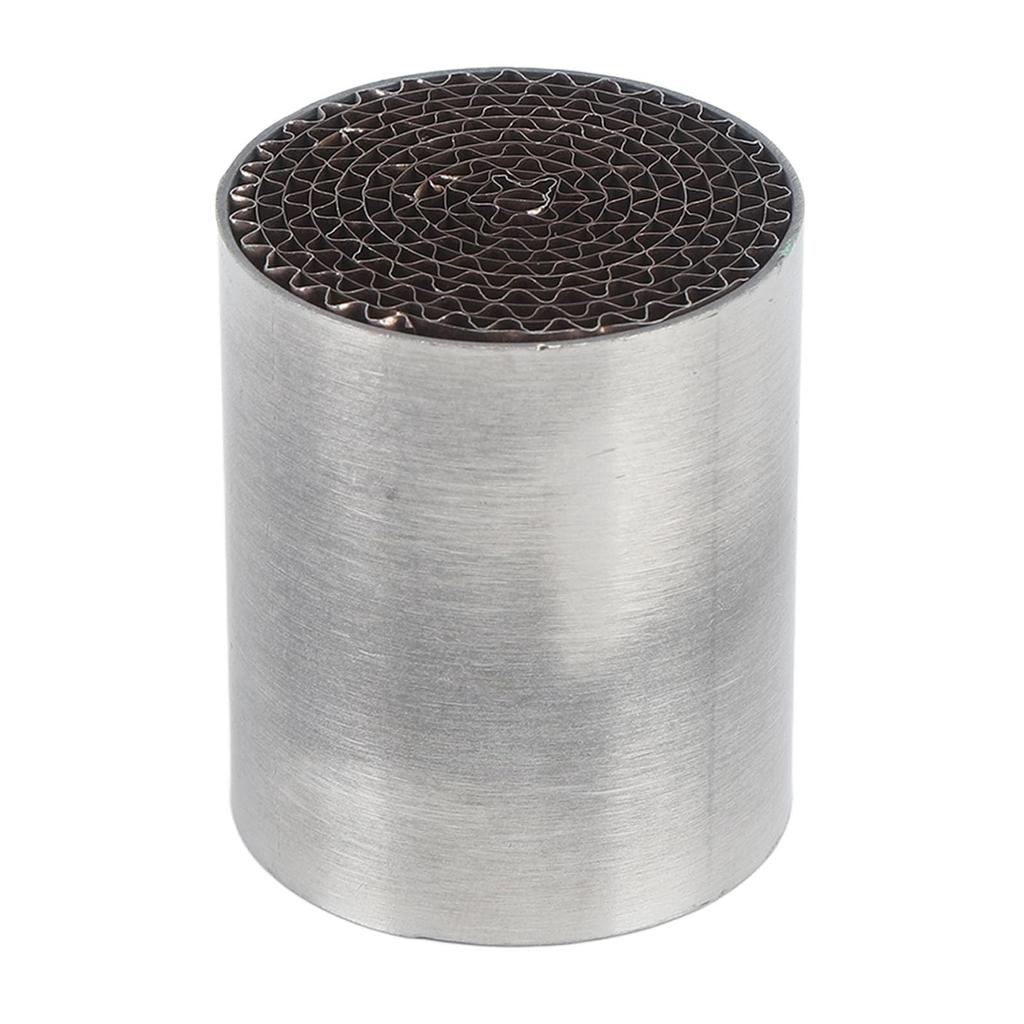 Exhaust Muffler Catalyst, Noise Reducing Removable Universal Exhaust Pipe Catalyst (42 X 50 Mm)