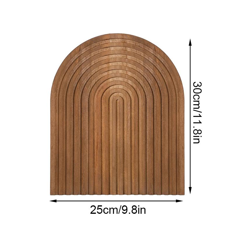 1PC Partition Wall Shelf Decorations Home Decor Jewelry Tray Modern Brown Decorative Tray Rustic Pine Wood Bohemian 2 Sizes