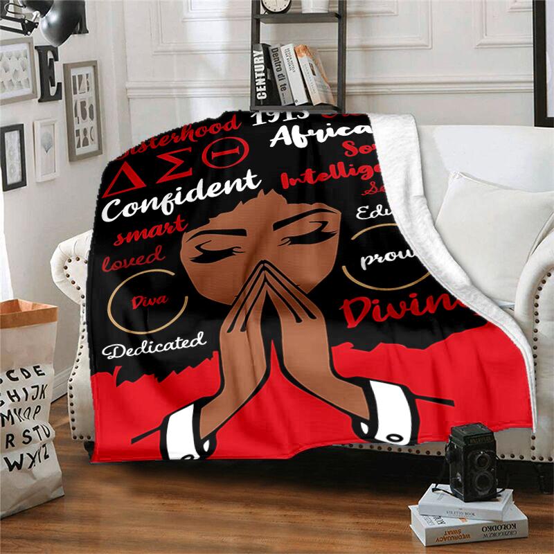 1pc Blanket Kappa Alpha Psi logo Print Design, Lightweight Blanket for Sofa, Bed- Soft &Warm, Gift for All Seasons like Christmas, Halloween