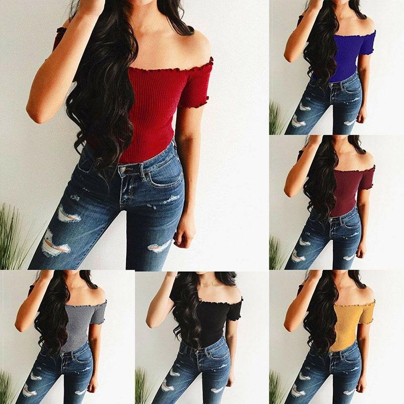 Elegantes Damen Sommer Casual Off-Shoulder Tanktop Weste Bluse Für Mühelosen Stil