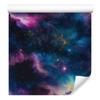 Watercolor Galaxy Wallpaper Navy Blue, Indigo and Violet 50x1000