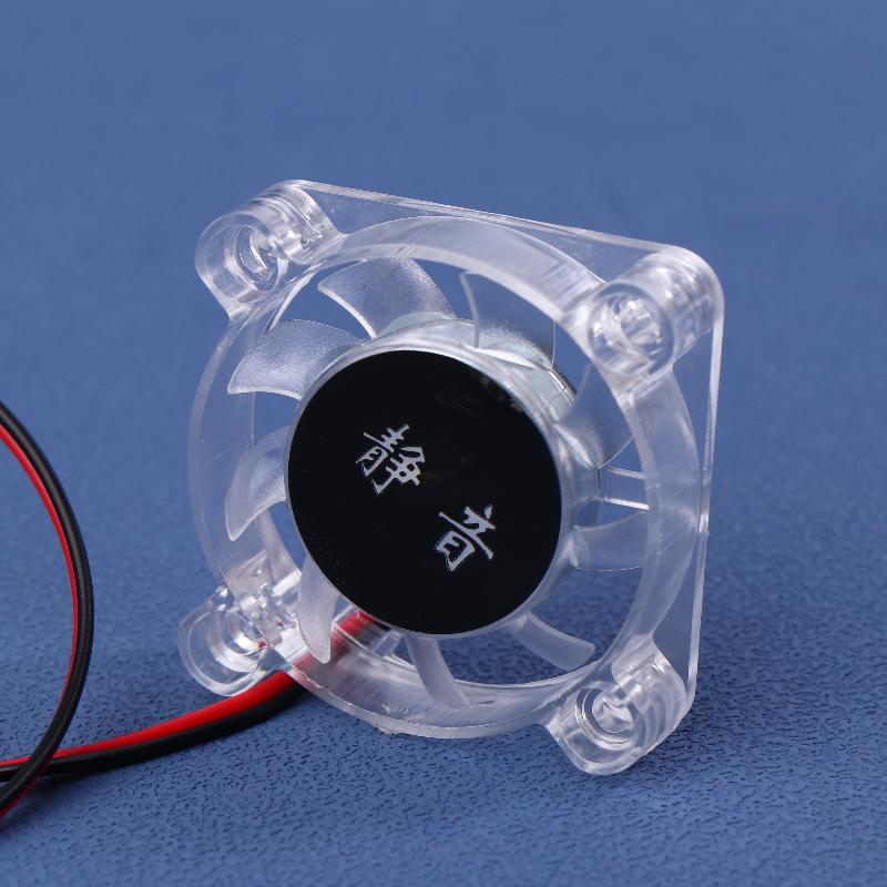 1 Piece Hydraulic Bearing Brushless 3D Printer Cooling Fan 4010 5/12/24V Transparent Cooling Fan For 3D Printer Dc 2Pin