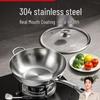 Wok ze stali nierdzewnej 304