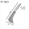 Stainless Steel Pineapple Sugar Cane Peeler 1/2Pcs Durable Kitchen Paring Knife for Daily Fruit Skin Removing Use