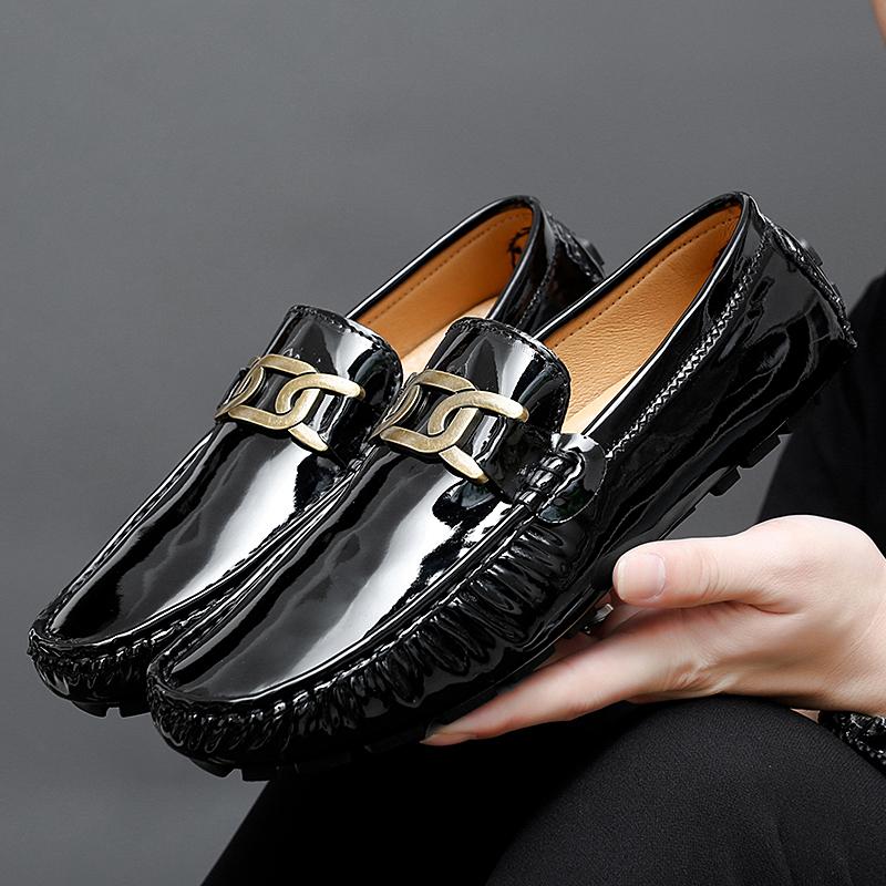 Men's Classic Plus Size Oxfords Business Flats Casual Leather Shoes Driving Loafers Wedding Shoes Italian Style Mocassins