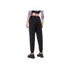 Li Ning Fitness Series Casual Breathable Comfortable Soft Knitted Sports Pants Women Pants Black AKLU140-1