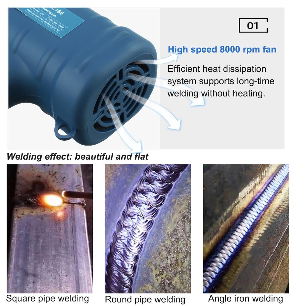 220V Portable Automatic Welding Machine Handheld Welder Electric Arc Automatic Digital Intelligent Welding Machine 2200W