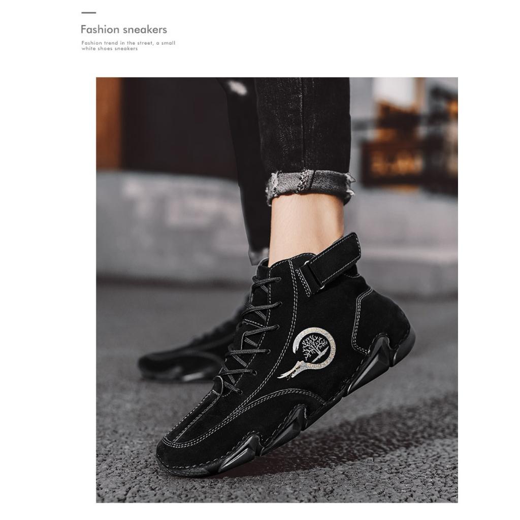 Spring and Autumn New Men's Casual Shoes Short Boots Outdoor Casual Men's Boots Trendy Men's Shoes