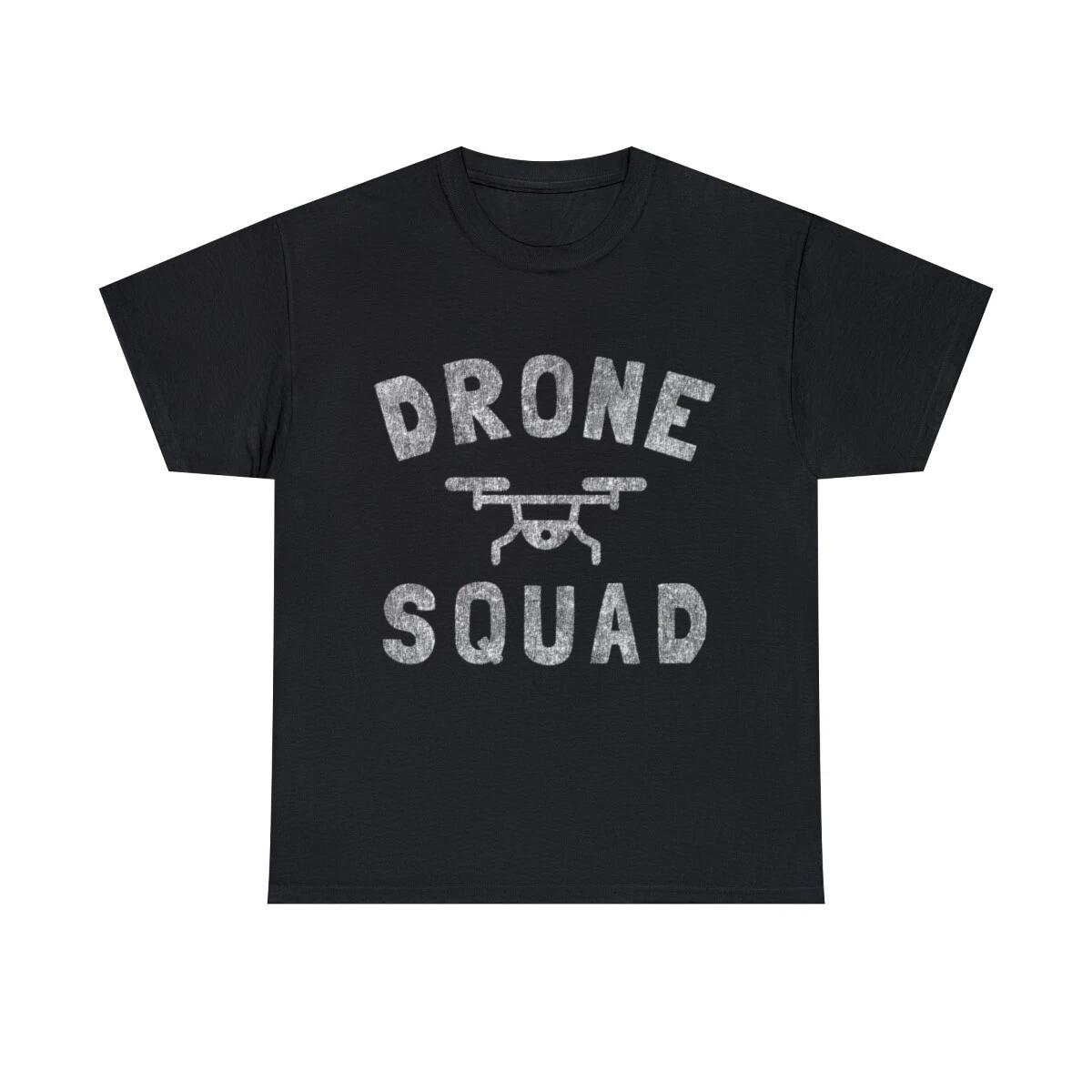 Drone Squad Retro Graphic Tee Shirt, S-5XL 4XL