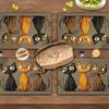 4Pcs, Three Cat Placemats, the Best Placemats, Washable, Suitable for Holiday Parties, Home Decor