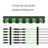 Wall Mount Fishing Rod Holders 6 Hole Fishing Pole Storage Rack  Angler Gift