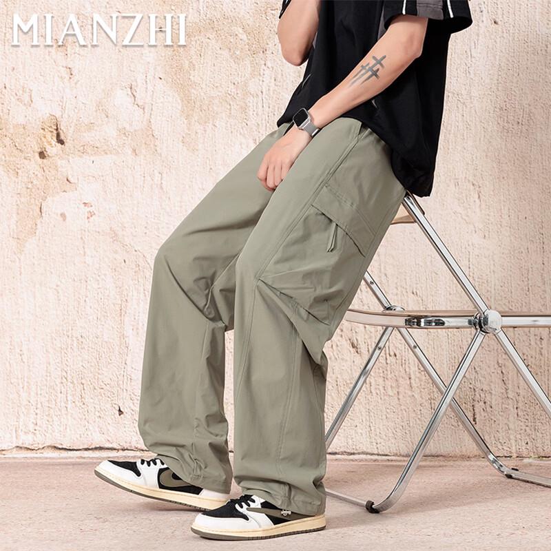 Men's Casual American Style Straight-Leg Pants