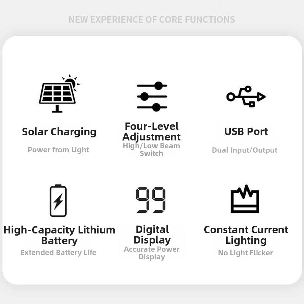 Portable Beige Tent Lamp Dimmable Hanging Lights Mini Solar Camping Light  Wilderness