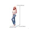 Female Figurine 1/18 Scale Resin Miniature HandPainted Diorama Figure for Collectors, Hobbyists,