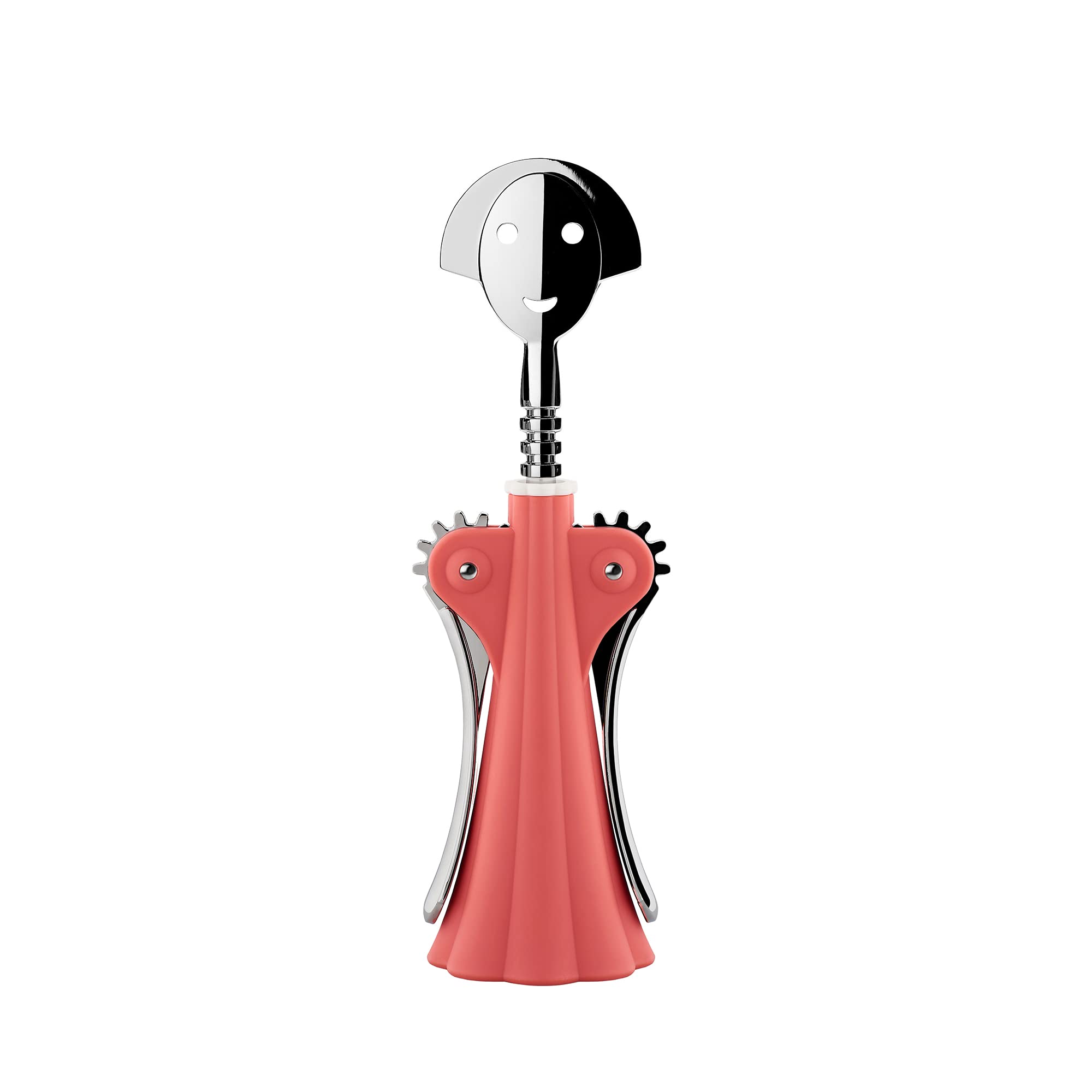 Alessi Anna AM01 P Design Thermoplastic and Chrome Plated Pink G. - Corkscrew, Zamak,
