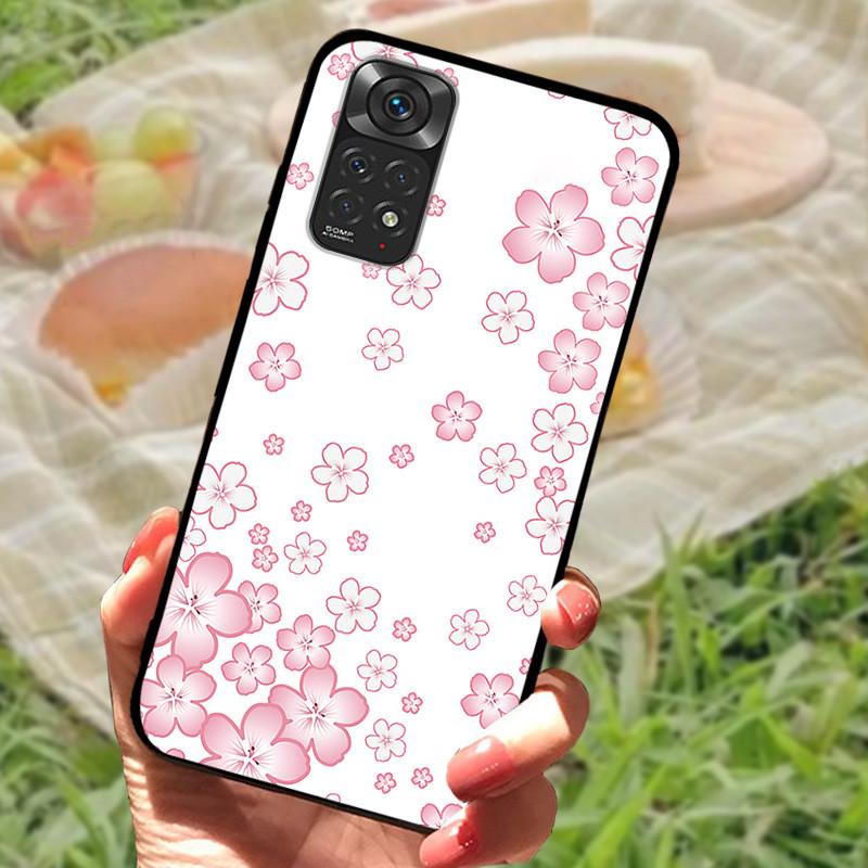 For Redmi Note 11 4G Case Cute Shockproof Silicone Soft TPU Phone Cover For Xiaomi Redmi Note 11s Bumper Cases On Note11 Pro