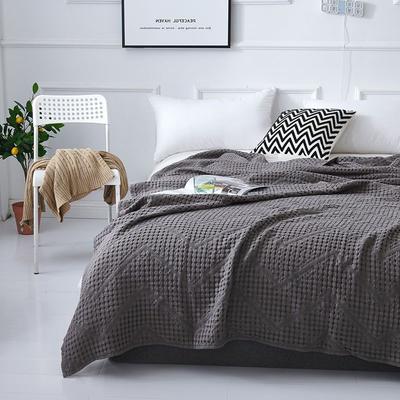 Dünne Baumwaffel - Gemusterte Handtuchdecke für den Sommer, Einzel- & Doppelgrößen, Ideal für Kinderschläfchen