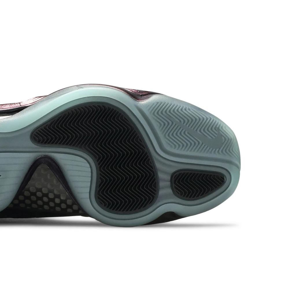 Nike Air Penny 5 'Invisibility Cloak' (Unisex) Black / Atomic Teal-Purple Basketball Shoes 537331 002