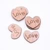 100Pcs Mini Wooden Love Heart Wedding Table Scatter DIY Craft Accessories Rustic Wedding Party DIY Decoration Favor Scrapbooking