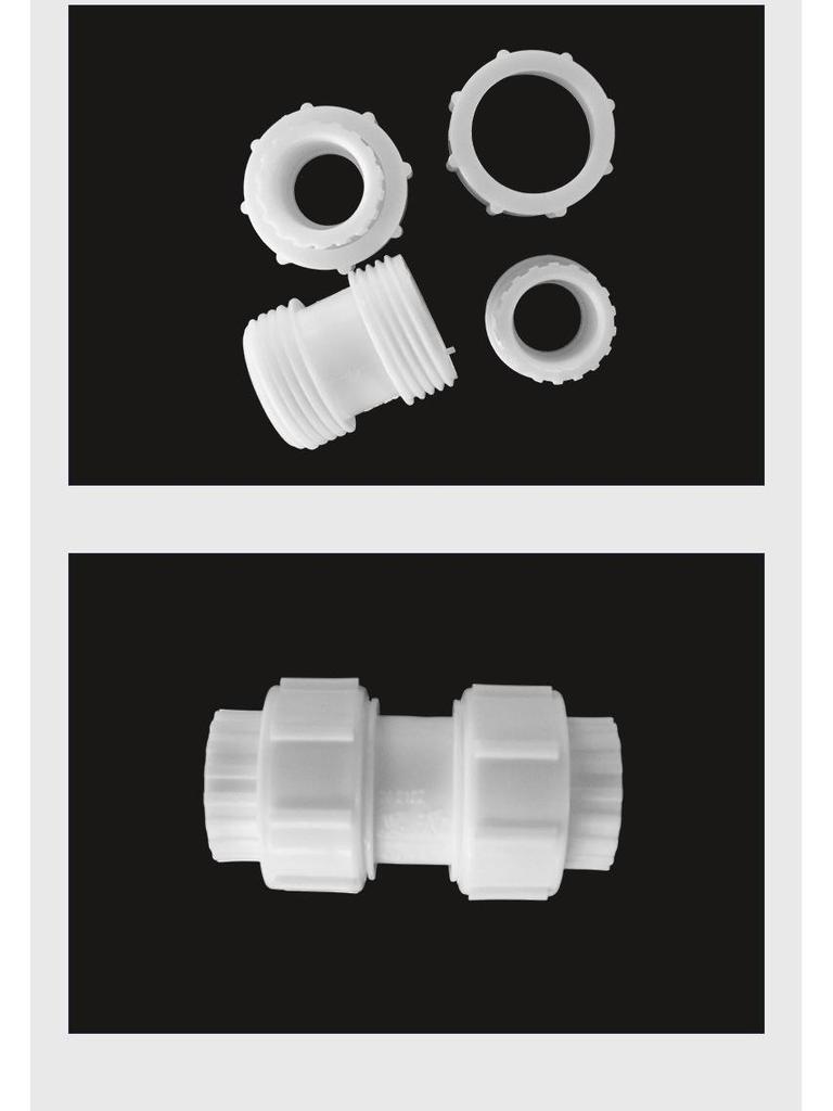 40-Thread PPR Double Live Universal Check Valve - Special Backflow Prevention with Excellent Sealing.