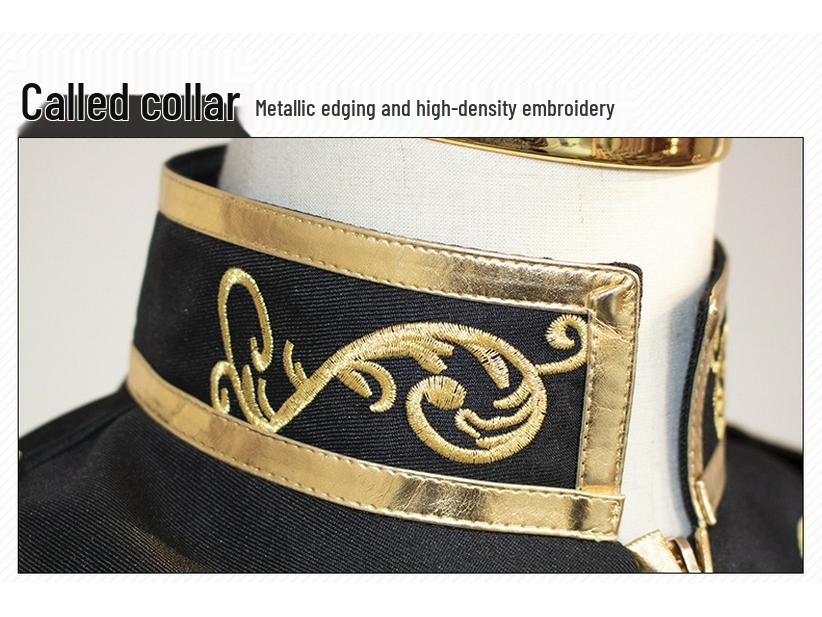 Manzhixin Men's European Court Prince Embroidered Sports Jacket