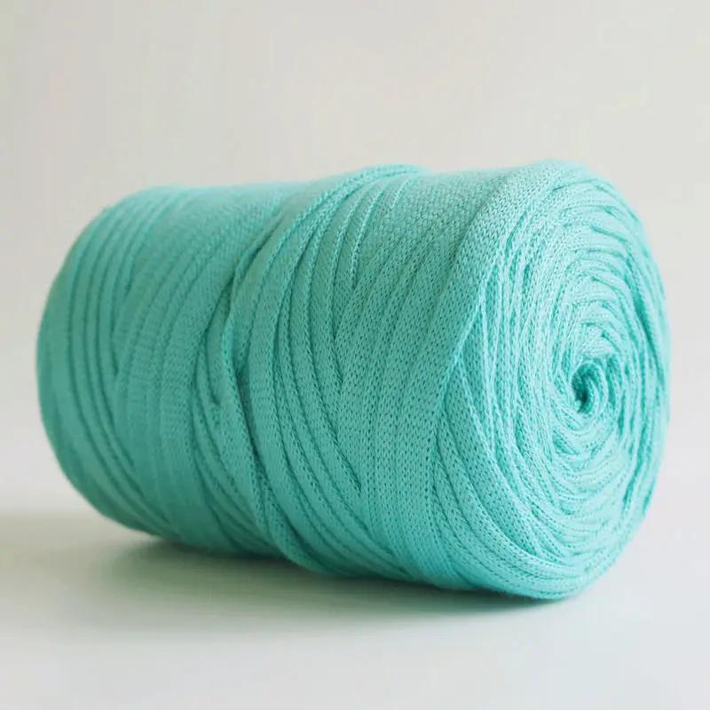 Flat Knitted Fabric Thread, Hollow Yarn Flat Ribbon Thread, DIY Handmade Woven Bag Hook Sandals 250g Crocheting
