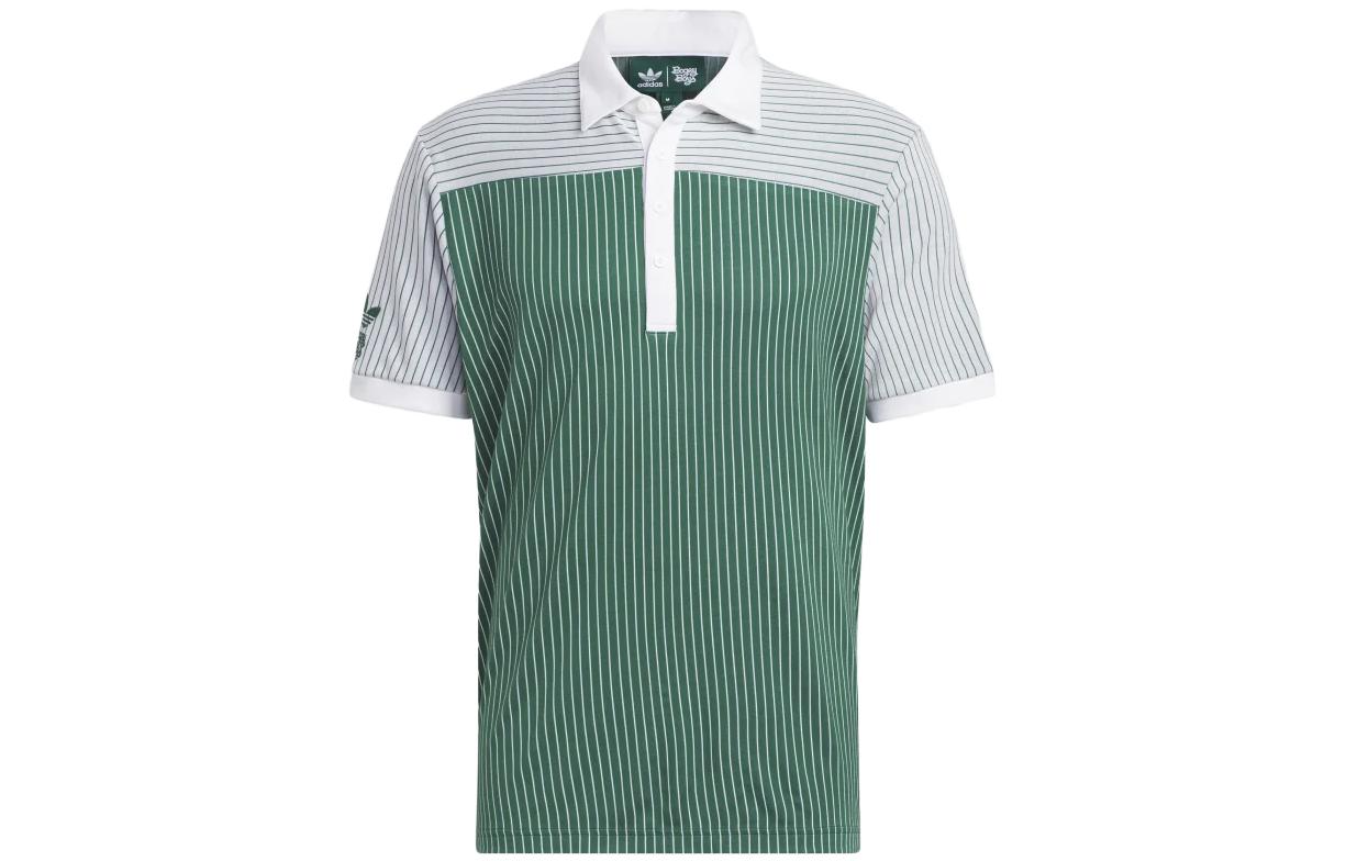 Adidas Originals Polo Shirts Men s Green Polo Collar Moderate Other IL9294 XS