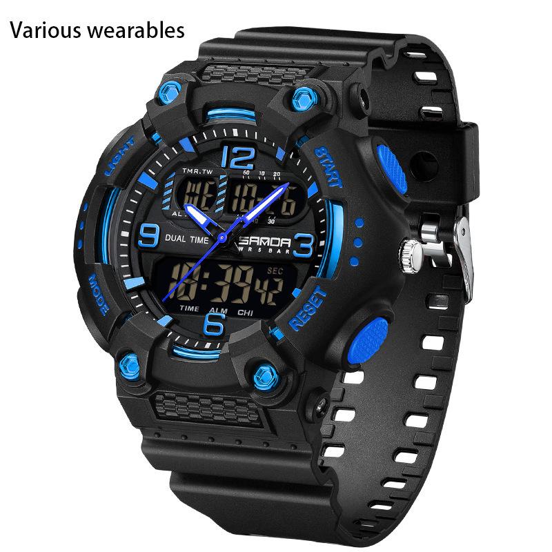New Couple Electronic Watch Junior High School Student Multifunctional Outdoor Sports Electronic Watch