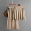 Women's Two-piece Set, Solid Color Simple Fashion Casual Loose Sweater Set