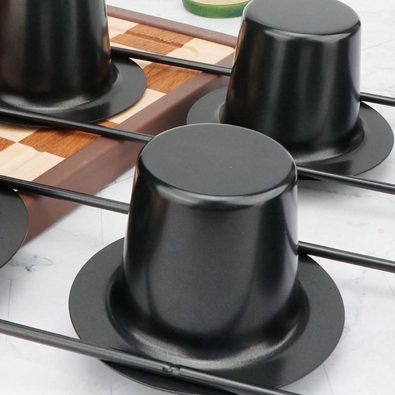 6 Cavity Baking Tray Multifuntional Cake Baking Molds Small Cake Pans Carbon Steel Baking Pans Suitable for Kitchen