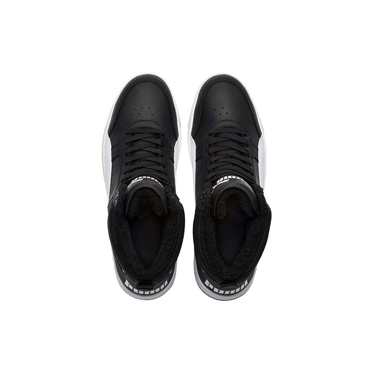 (WMNS) PUMA Rebound Street V2 Fur 'Black White' Women's 363717-05