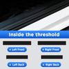 For Chery OMODA C5 -2025 Car Door Sills Scuff Plate Threshold Protector Interior Imitation Carbon Fiber Sticker Accessories