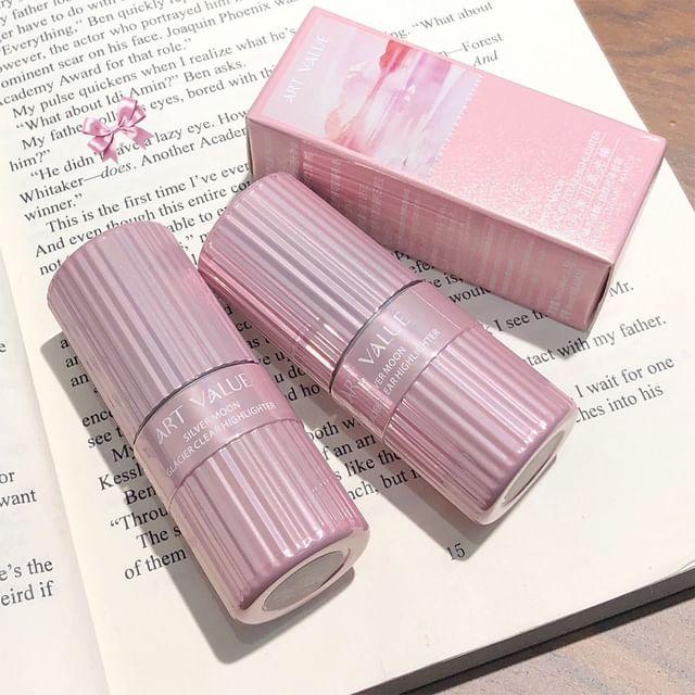 

Art Value - Silver Moon Clear Highlighter Stick - 3 Colors 02# Vermillion Mole