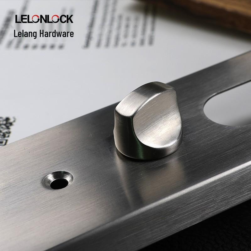 LeLang American Luxury Stainless Steel Silent Anti-Theft Lift-Up Deadbolt Door Lock for Indoor Wooden and Bedroom Doors.