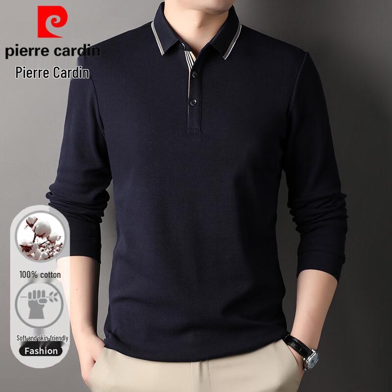 Pierre Cardin Men's Long Sleeve Polo Shirt
