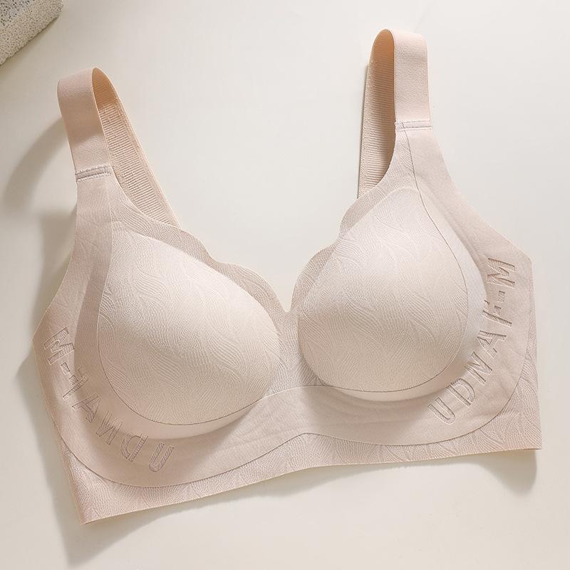 Lingerie Women's Seamless Bra Large-sized Tapered Breast Anti-sagging No Undergarment Push Up Bra