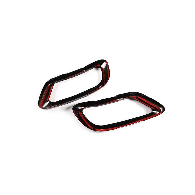 Car Tail Throat Decorative Frame Tail Muffler Exhaust Pipe Output Cover for BMW X5 G05 X6 G06 X7 G07 2019-2024 Accessories