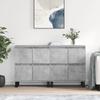 VidaXL Buffets 2 Pcs Concrete Grey Engineered Wood 3190185