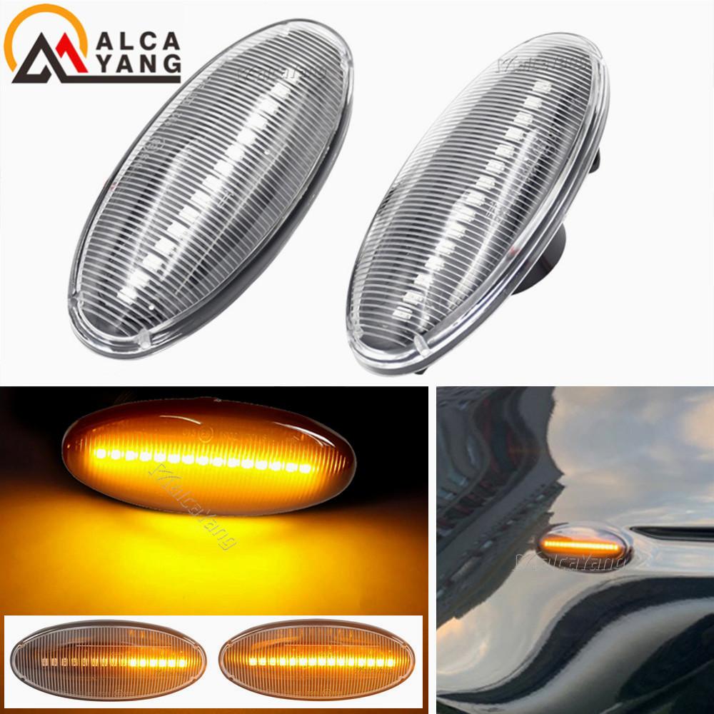 LED Dynamic Fender Side Marker Turn Signal Light for Nissan NV200 NV400 NP300 Leaf Micra Cube Note Dualis March Tiida X-T