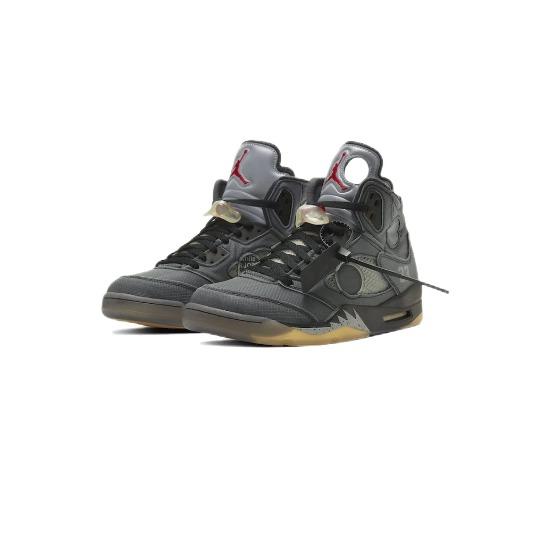 Jordan 5 Retro SP X Off-White Mid Muslin Retro Sneakers CT8480-001 Men's Sizes