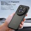 For vivo X300 Pro 5G Case Skin-Touch TPU + PC Matte Phone Back Cover, Transparent Black