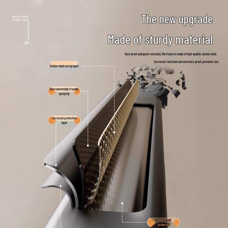 Three-Layer Freestanding Towel Rack: Punch-Free, Multi-Functional Storage for Bathroom